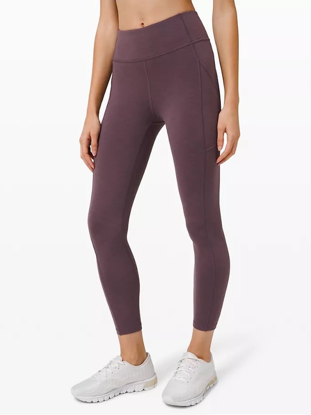 Lululemon Invigorate High-Rise Tight 25"
heathered black currant